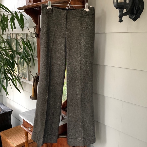 J.Crew Favorite Fit Shimmer TALL LONG Black with Gold Thread - Picture 9 of 9